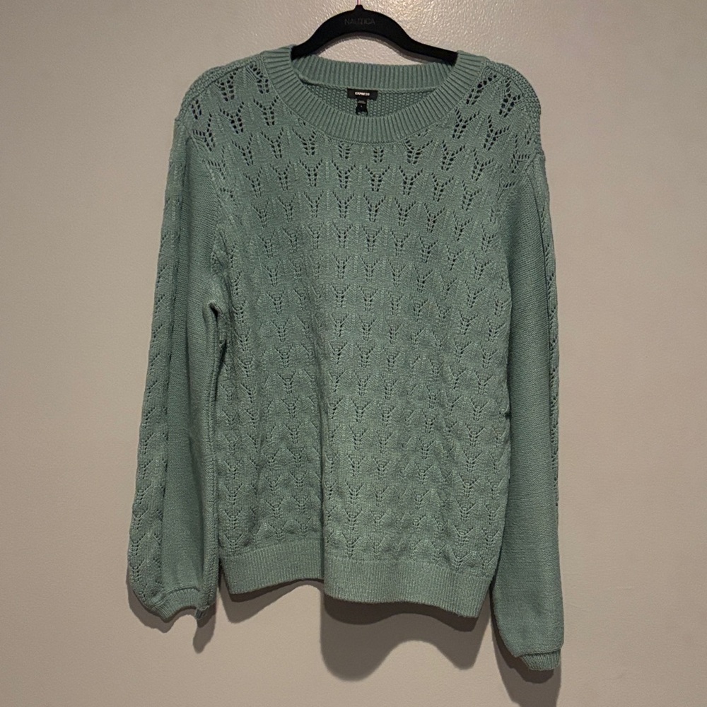 Express Green Sweater